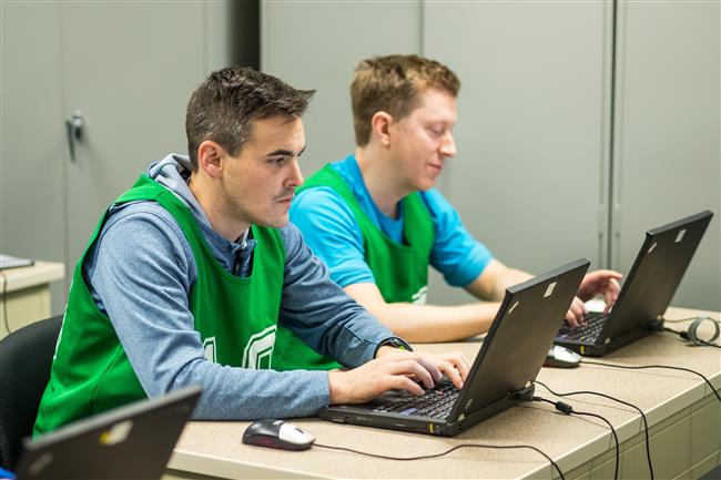 Evan Alexander Beirne Thomas participates in aptitude tests to determine if he’s eligible to become a Canadian astronaut.