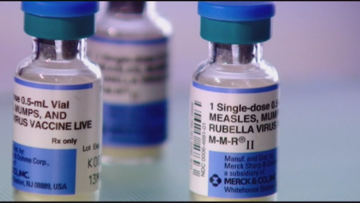 The MMRV vaccine helps prevent mumps, measles, rubella and varicella.