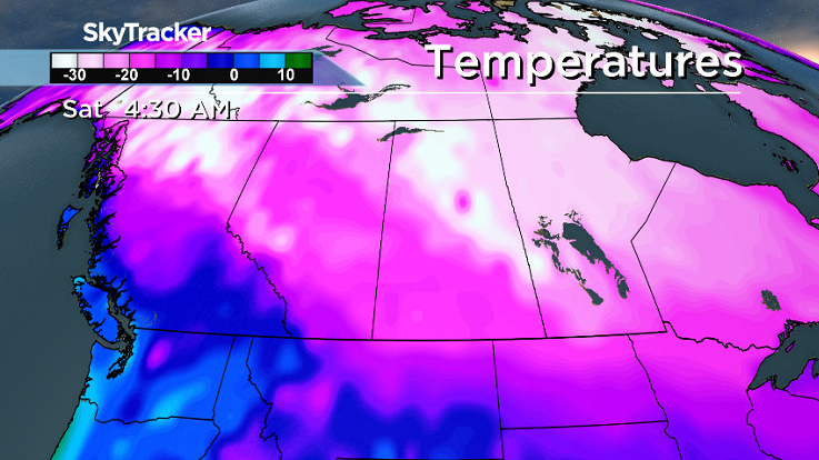 It'll feel like the -30s with wind chill Saturday morning in Saskatoon.