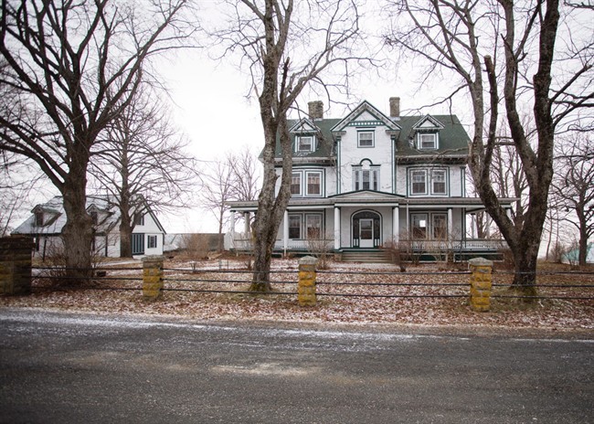An historic manor in Newport Landing, N.S., is seen in this recent handout photo. An historic manor in rural Nova Scotia that captivated people on social media with its ornate finishes and rustic charm has sold -- for more than $20,000 over its asking price. The 107-year-old Mounce Mansion in Newport Landing was listed last month at $434,900 and sold for $455,000, though the deal has not yet been closed.