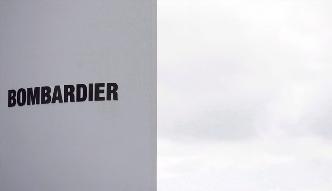 A Bombardier plant is shown in Montreal, Thursday, October 29, 2015. 