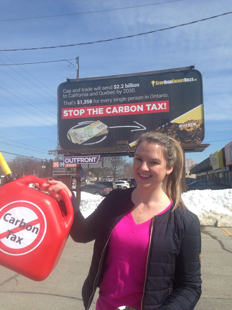 The Canadian Taxpayers Federation brought their billboard campaign to Burlington this week.