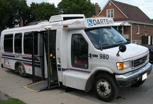 As part of the agreement, DARTS will receive funding to help transition its fleet to accessible vans.