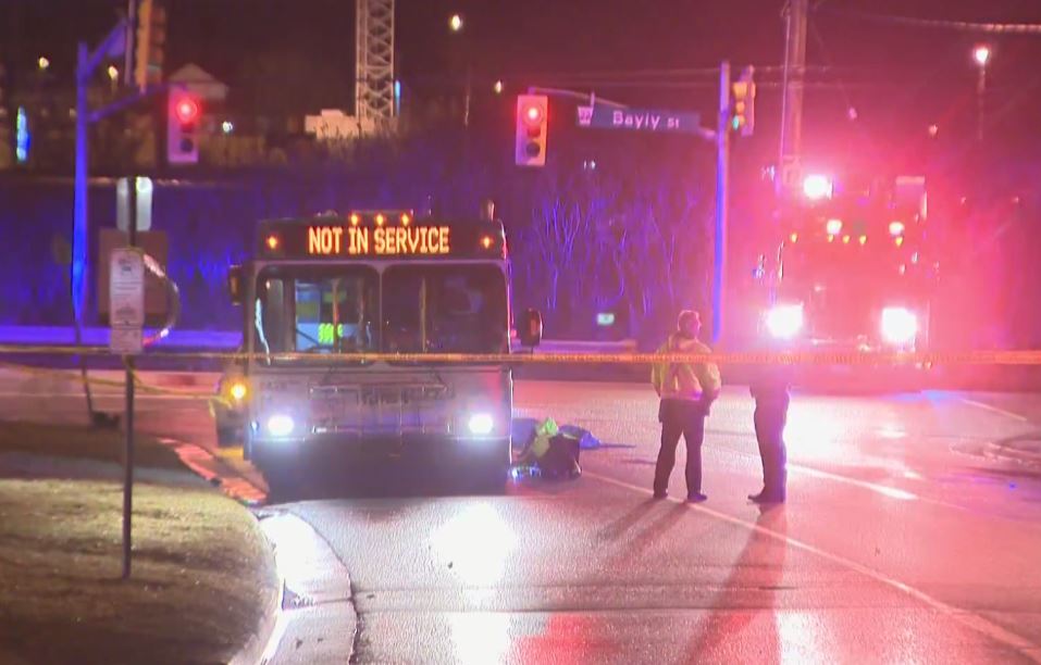 Durham Regional Police are investigating after a man was struck and killed by a bus in Pickering Tuesday evening.