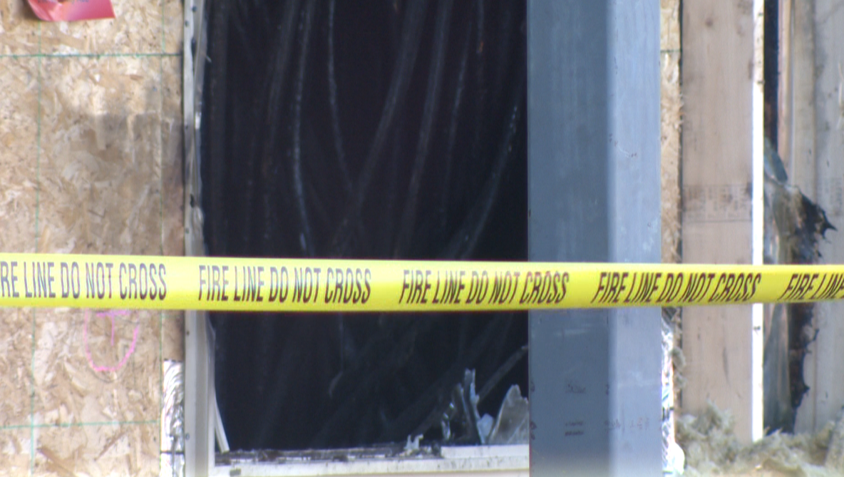 The Regina Fire Department is investigating the cause of a fire on an apartment building under construction in Regina.