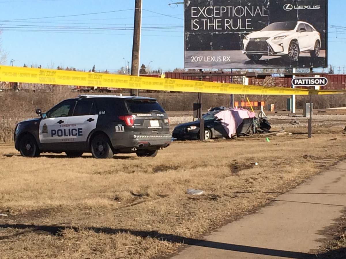Police investigate a fatal collision near 66 St. & Fort Rd.