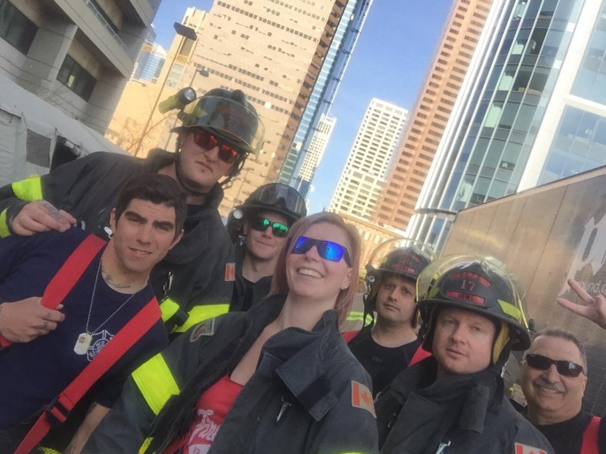 Grande Cache firefighters have been training hard to climb 72 flights of stairs in memory of first responders who died in New York City on September 11, 2001.