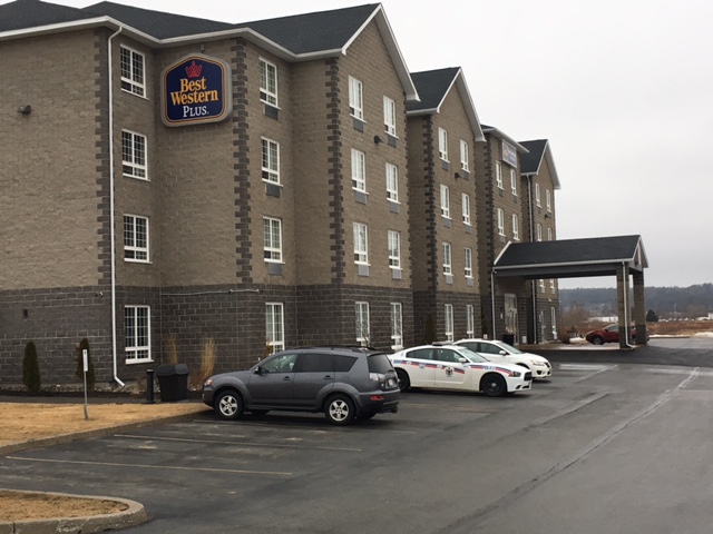 Police discovered two bodies in the Best Western Plus Hotel and Suites in Saint John on Feb. 28, 2017.