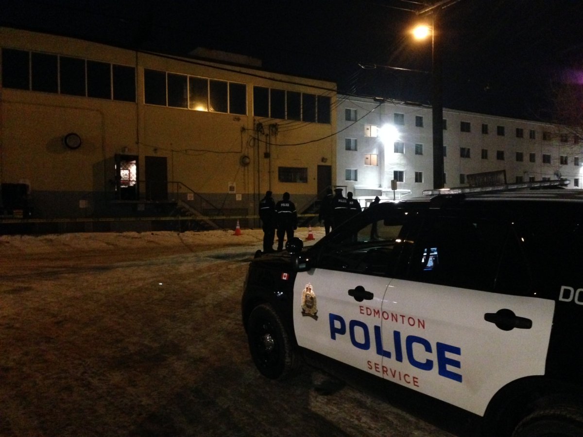 Edmonton police investigating at the Connect Ultra Lounge near 109 Street and 107 Avenue, after a man was found shot in the area early Tuesday morning. March 14, 2017.