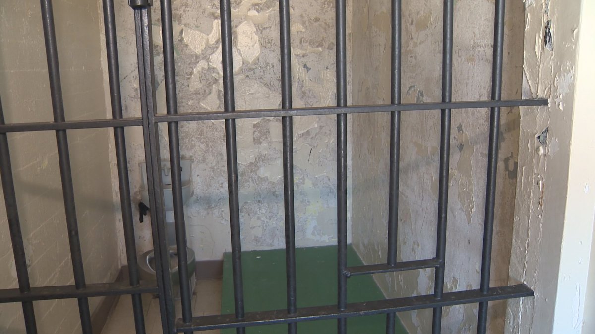 A jail cell inside the Dorchester, N.B. jail.