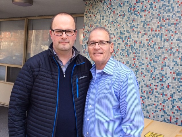 Jeff Brown (right) and his partner Cordell.