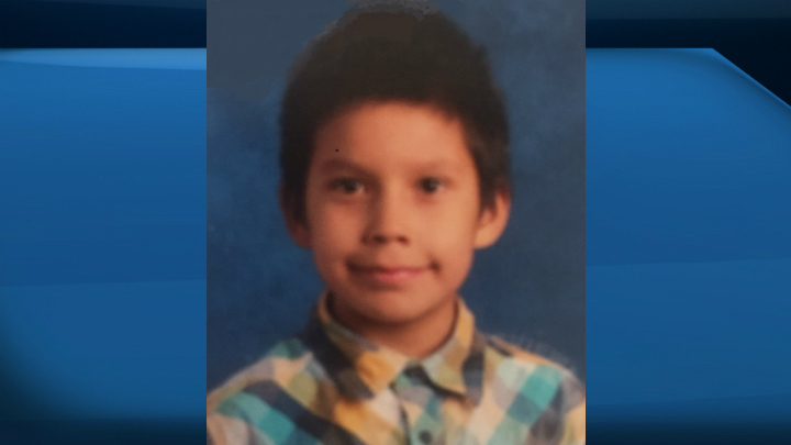 John Stonechild, 7, was last seen in the 1300 block of Robinson Street on March 23. 