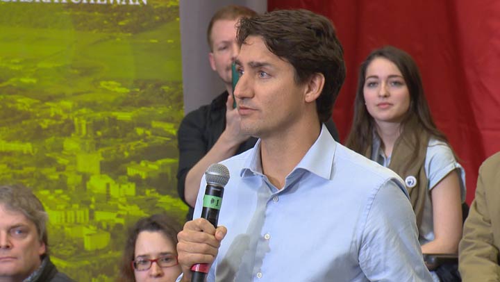 Justin Trudeau is making a stop in Saskatoon on Wednesday.