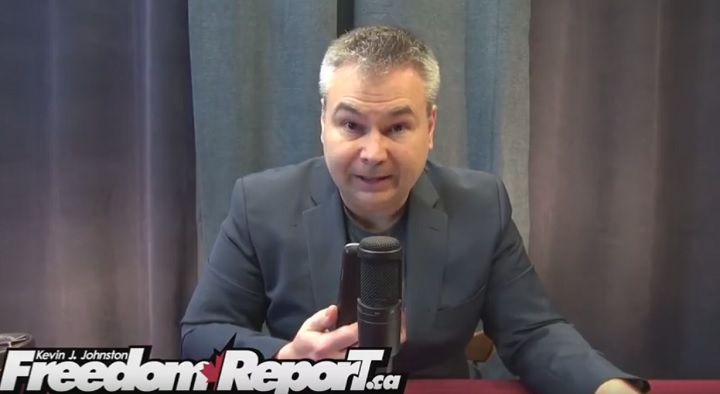 Kevin J. Johnston appearing on his YouTube channel.