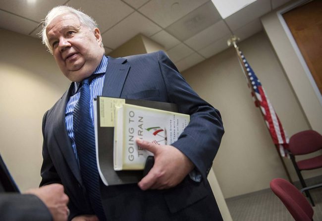 In this Sept. 6, 2013 file photo, Russia's ambassador to the U.S. Sergey Kislyak, speaks with reporters in Washington. 