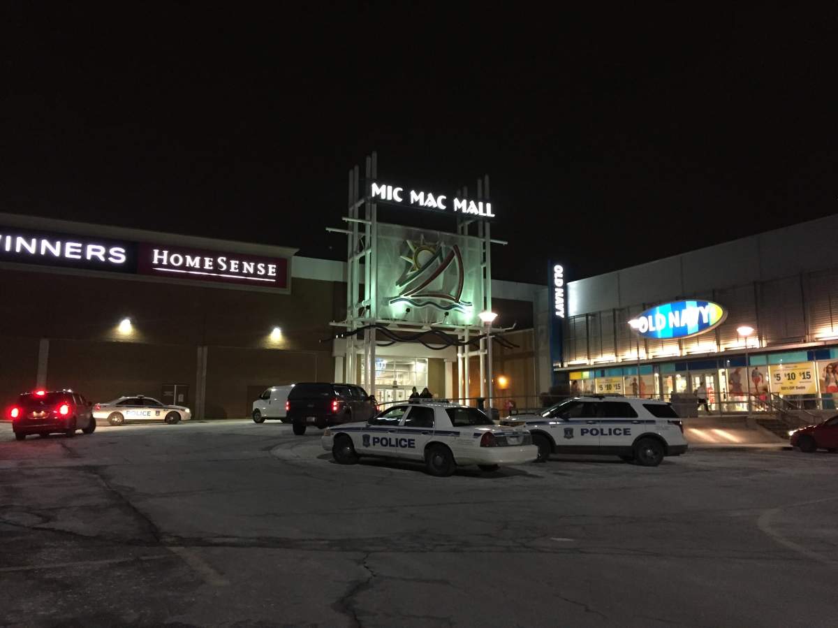 Police responded to at the incident at Mic Mac Mall in Dartmouth shortly before 8 p.m. Thursday. 