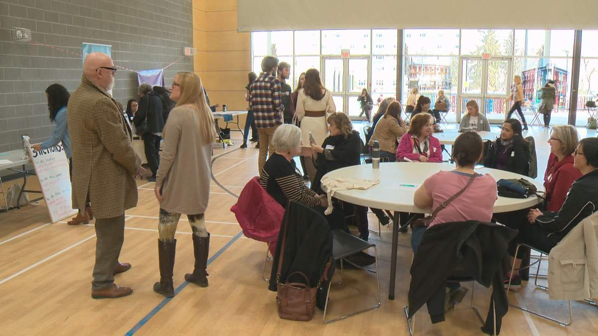 Representatives with several local organizations help answer questions to key issues women are facing.