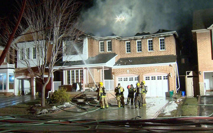 No Injuries After Fire Destroys Home In Markham - Toronto | Globalnews.ca