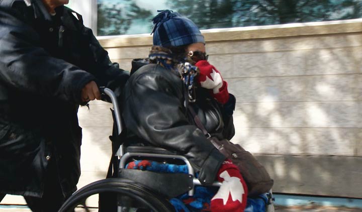 Marlene Bird outside Prince Albert provincial court on March 20, 2017.