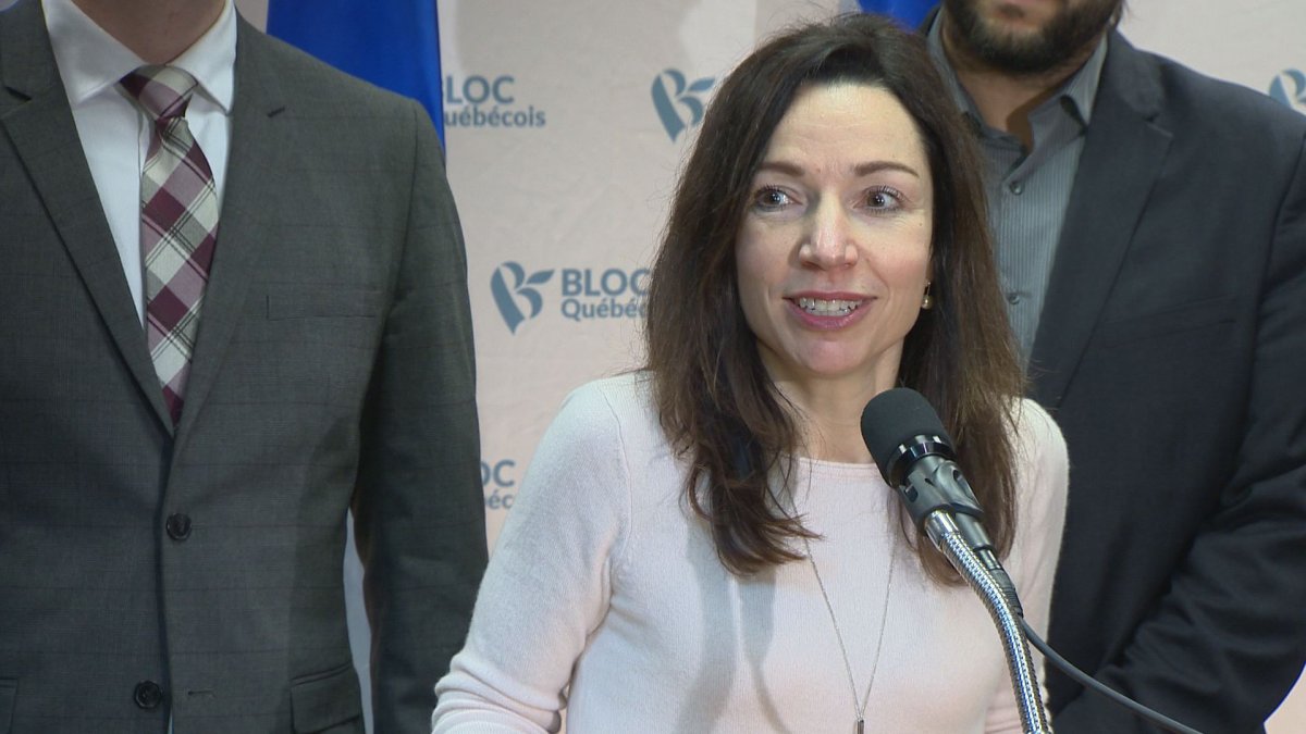 Former Parti Québécois leadership candidate Martine Ouellet has officially entered the race to lead the Bloc Quebécois. Sunday, March 12, 2017.