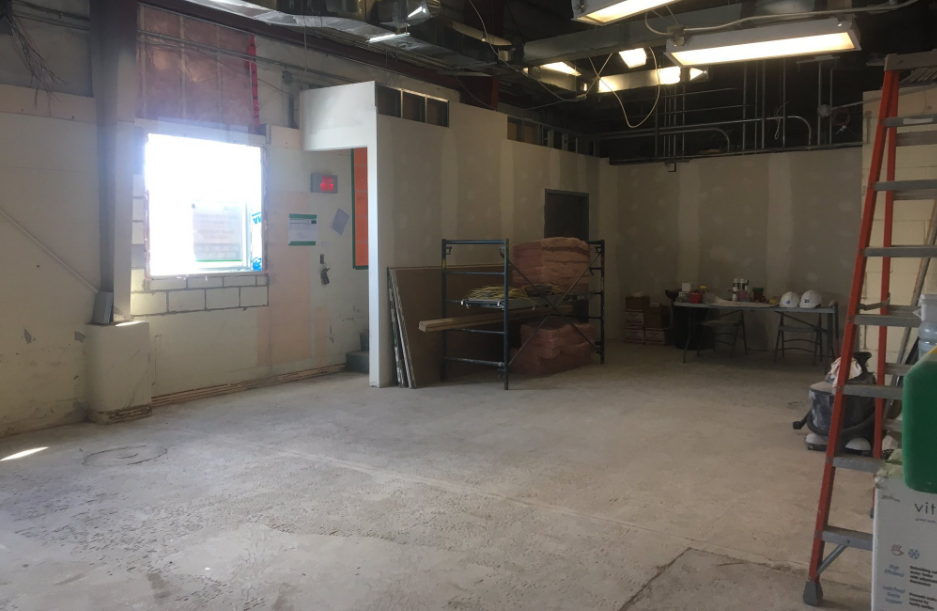 The community food kitchen at the Peter McKee Community Food Centre is pictured on Thursday, March 23, 2017. The kitchen is currently under construction and received a $150,000 boost from the Medavie Health Foundation.
