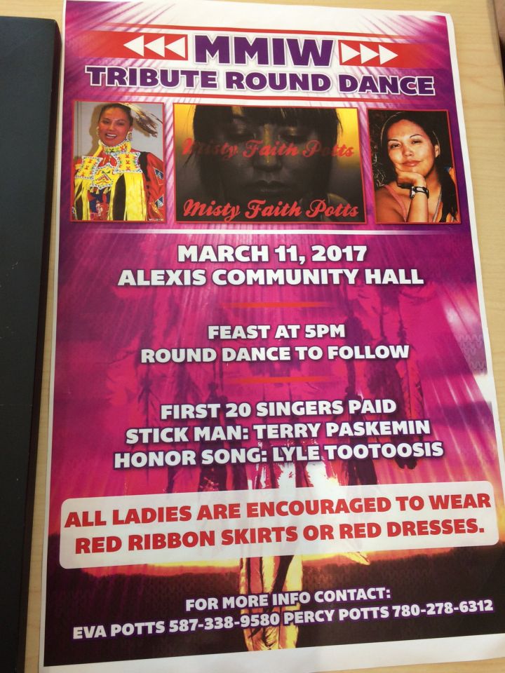 A poster for Saturday’s round dance.