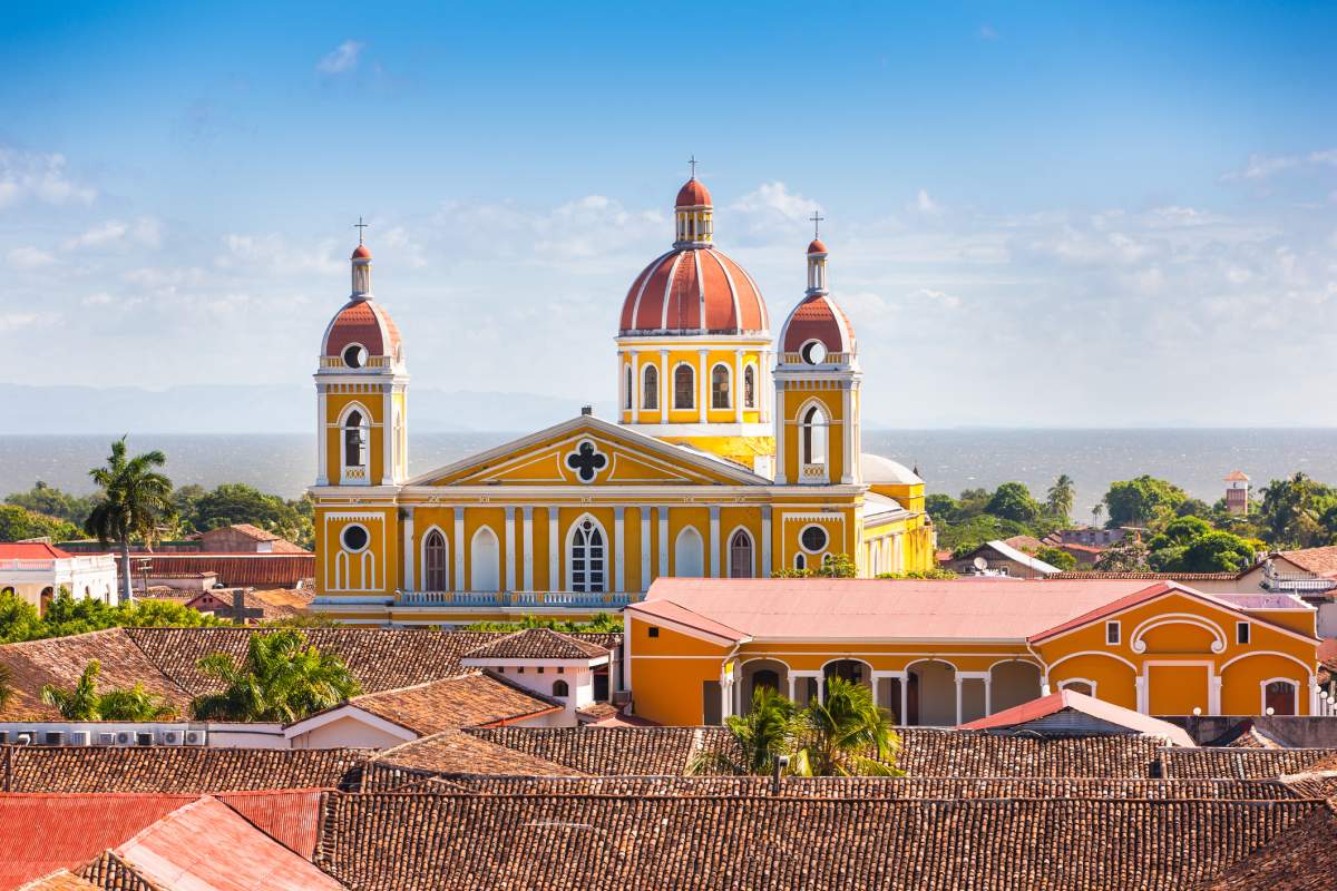 The Cathedral of Granada in Granada, Nicaragua.