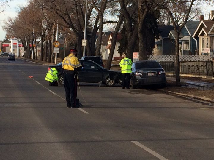 The northbound lanes of 97 Street were closed near 117 Avenue on March 25, 2017 as police said they were investigating a "serious" single-vehicle crash.