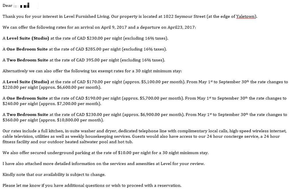 Email obtained by CKNW.