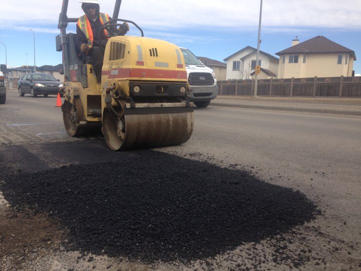 As of May, the City of Calgary has already filled 2,000 more potholes this year than last year.