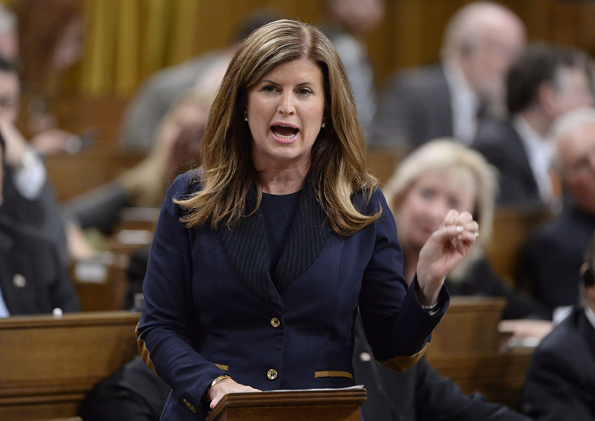 Interim Conservative Leader Rona Ambrose asks a question during Question Period in the House of Commons in Ottawa, Thursday, March 23, 2017. Ambrose wants all judges to undergo comprehensive training in sexual assault law.
