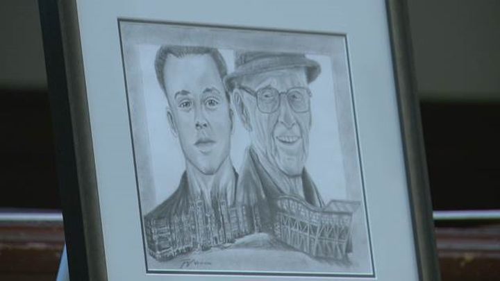 Clarence Hollingworth: student, teacher, veteran and oldest alumni at SAIT in Calgary on March 2, 2017.