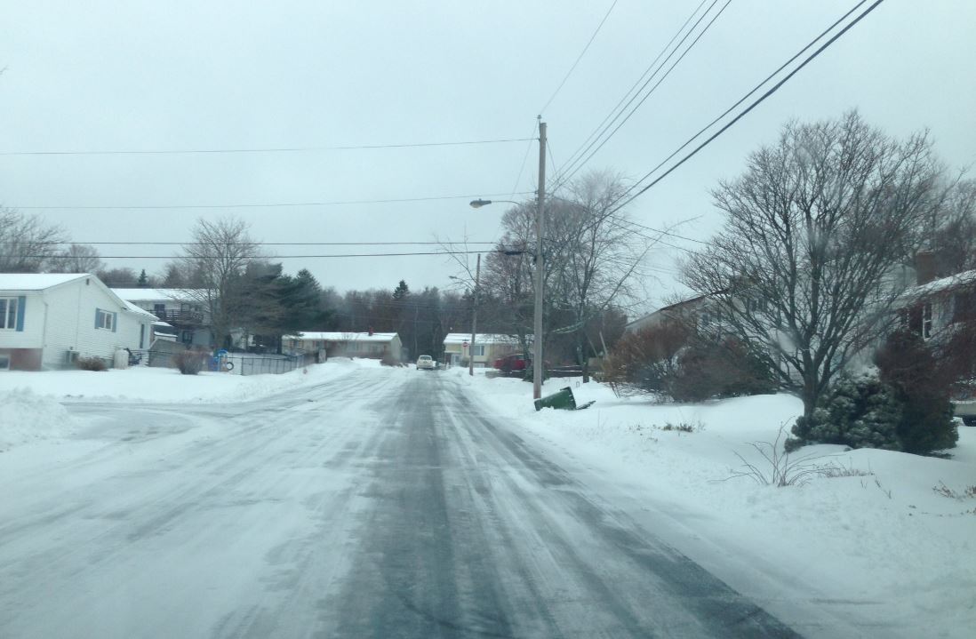 According to Environment Canada, around 10 cm of snow fell in Halifax overnight Monday.