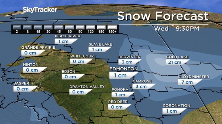 Spring Snowfall Warning Ended For Parts Of East-central Alberta ...