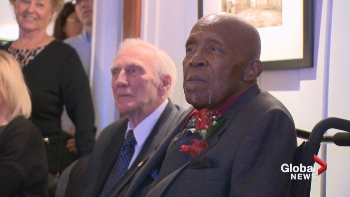 Ezzrett "Sugarfoot" Anderson at his 95th birthday celebration.