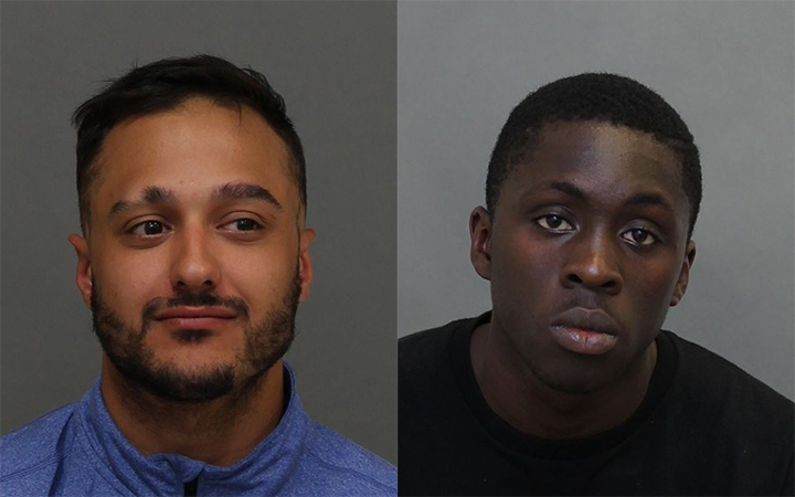 Tristan Cain (L) and Daniel Ofori (R) are being sought in connection with a robbery investigation.