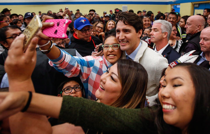 Trudeau visits the Blood Tribe reserve