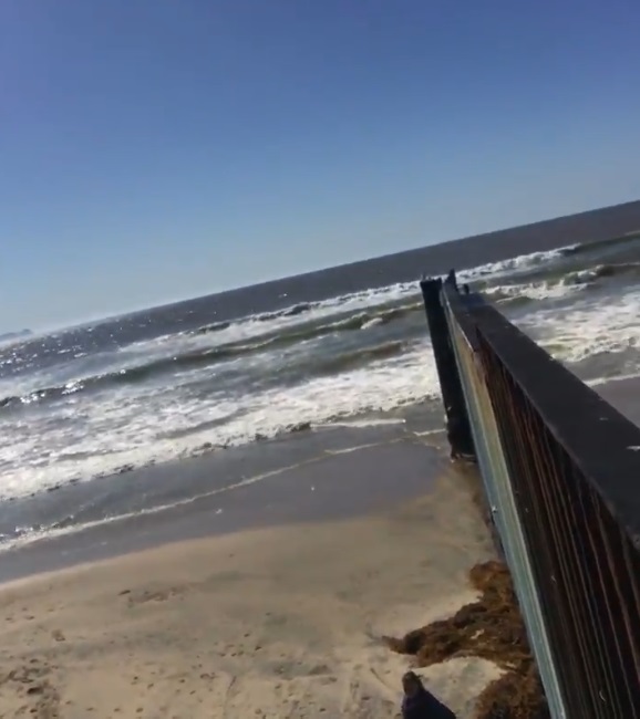 Mexican politician climbs border fence to show Trump’s wall is ‘absurd’ - image