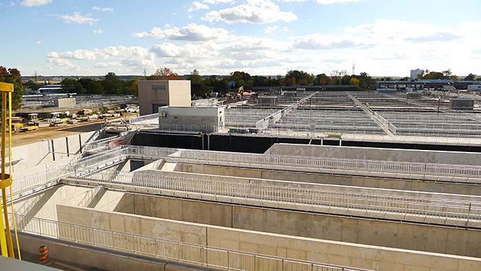 The Woodward Wastewater Treatment Plant in Hamilton, Ont.