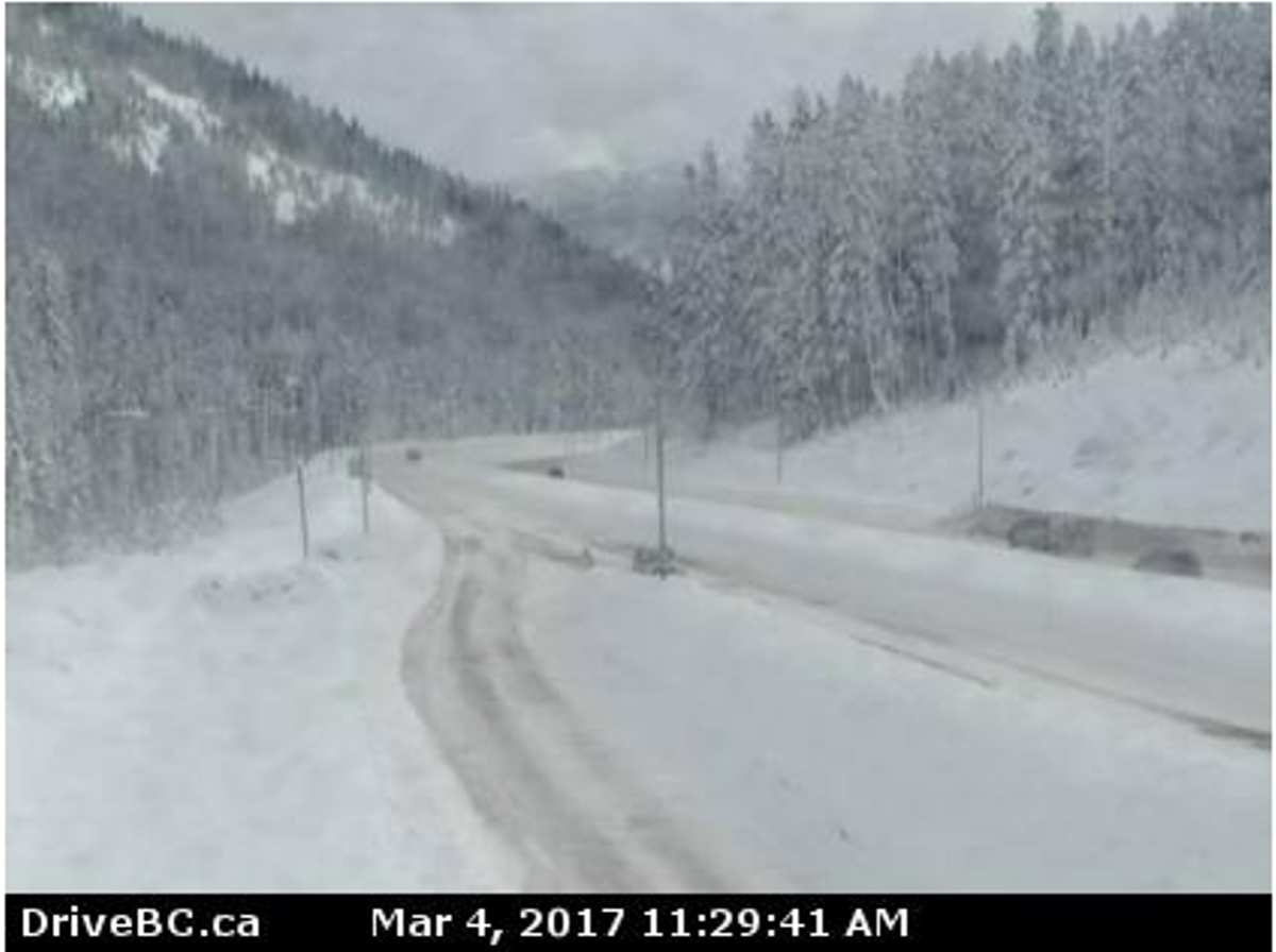 Slow going on the Coquihalla | Globalnews.ca