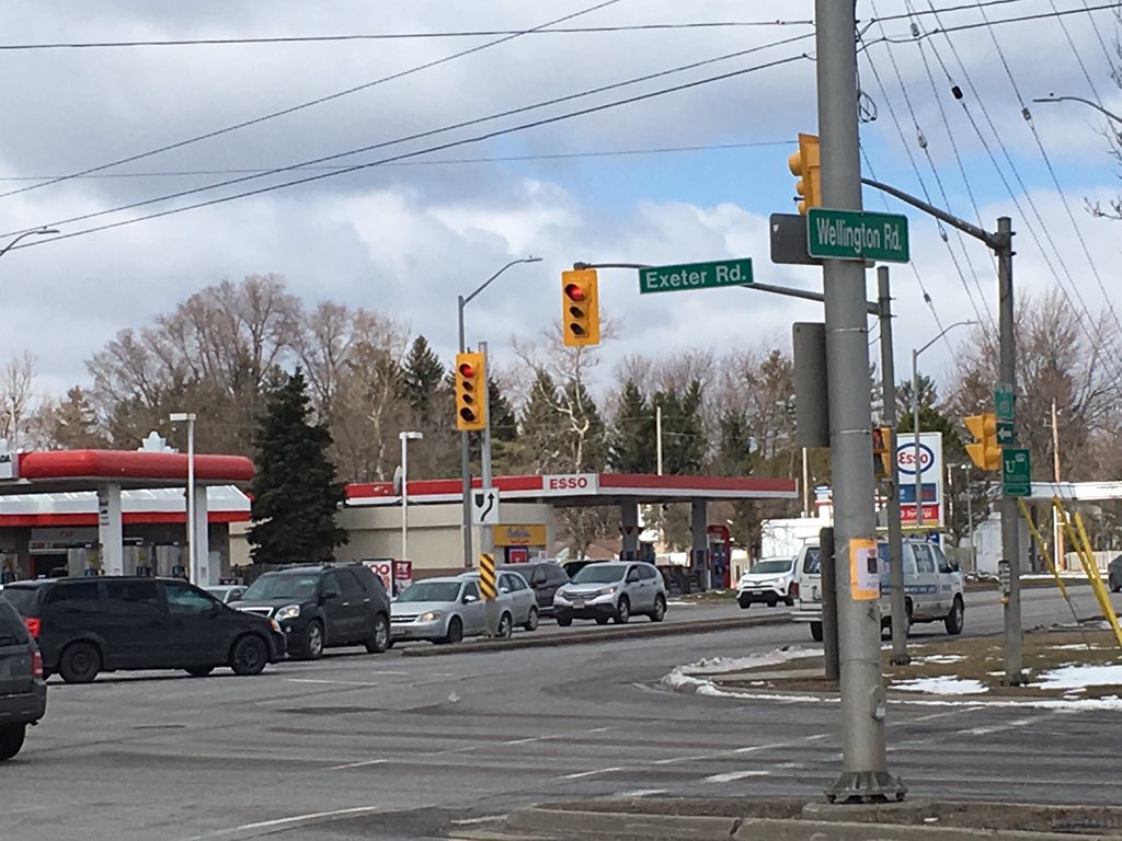 Wellington Road and Exeter Road topped the list again for London's worst intersection when it comes to collisions.