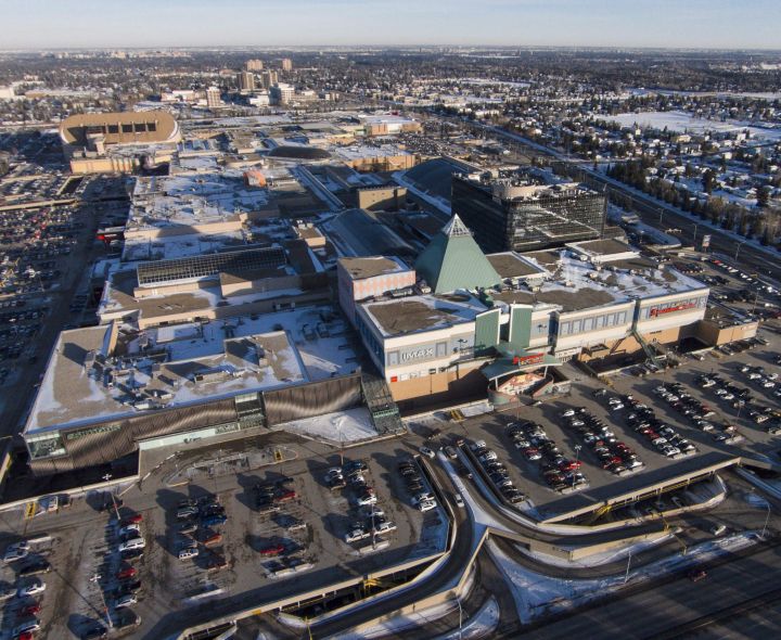 The West Edmonton Mall is seen on Sunday, Feb. 22, 2015.
