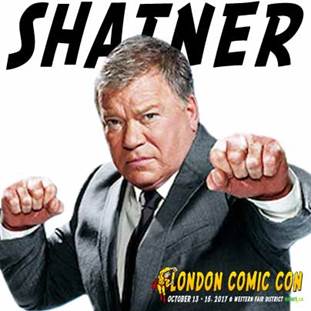 William Shatner was announced as the headliner for the 2017 edition of London Comic Con on Monday, March 6, 2017.