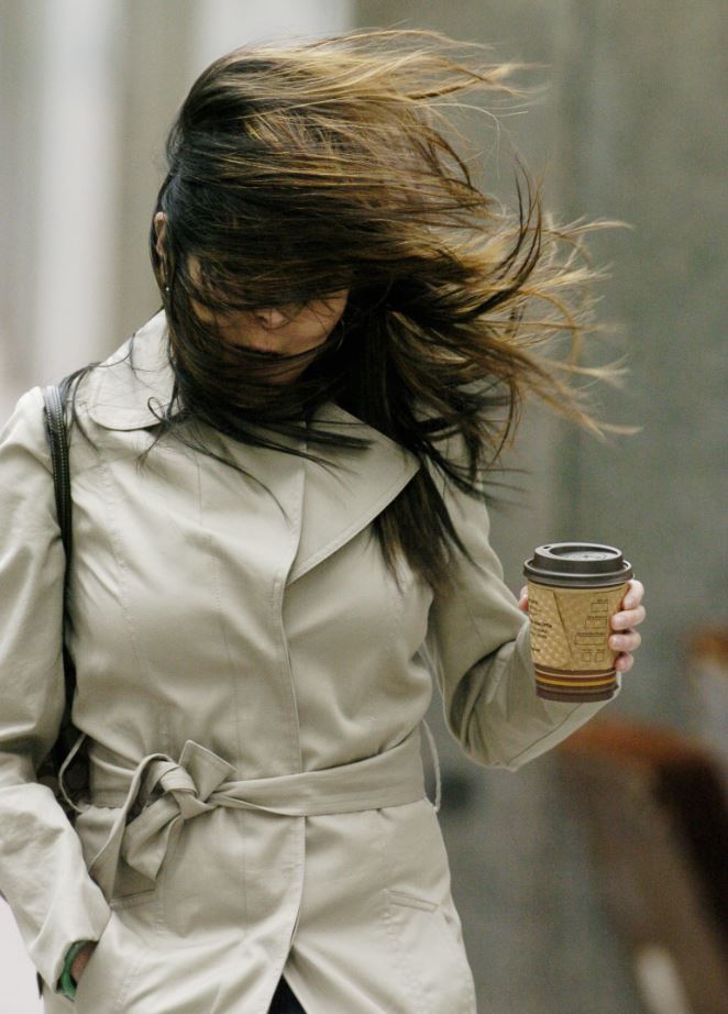 Windy weather is expected for Sunday afternoon.