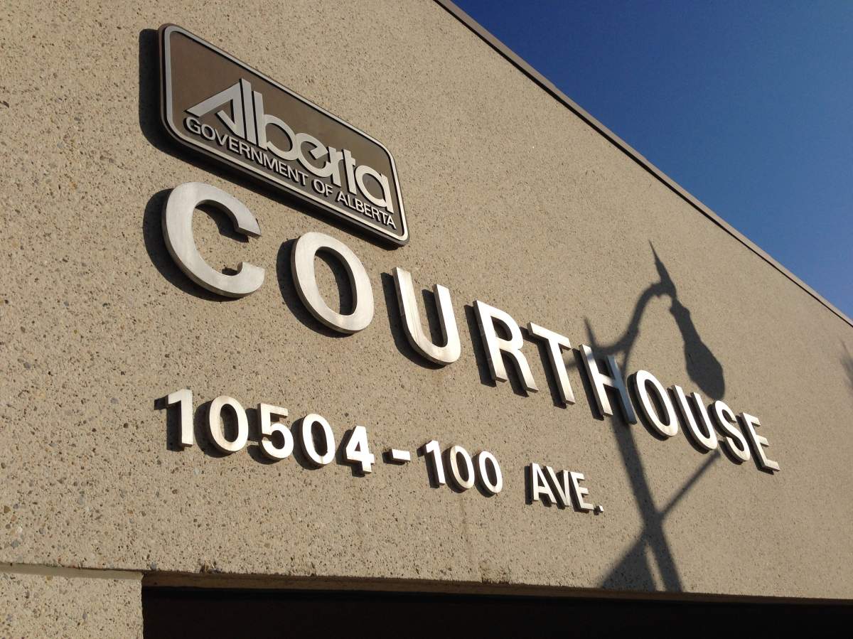 The courthouse in Fort Saskatchewan, Alta. April 12, 2017.