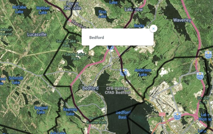 The riding of Bedford.