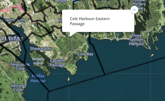 The riding of Cole Harbour-Eastern Passage.