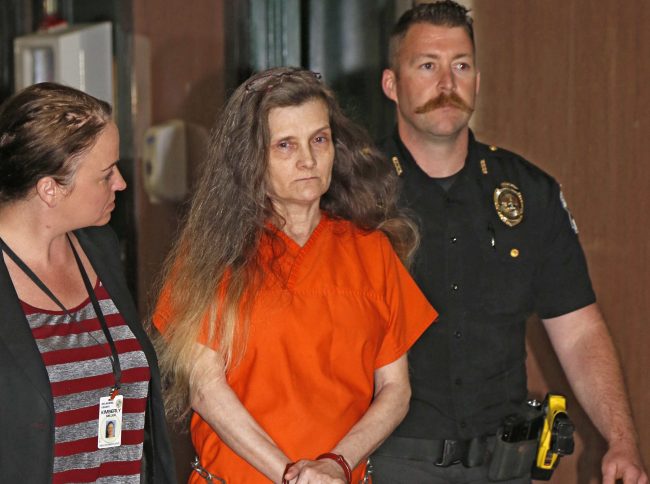 Geneva Robinson arrives for her child abuse sentencing before Oklahoma County District Judge Michele McElwee at Oklahoma County District Court in Oklahoma City, Okla. Thursday, April 13, 2017. 