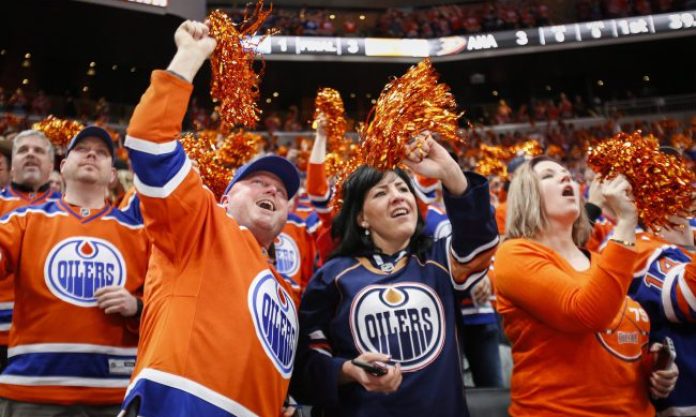 Whos an oilers fan?💪🏼💪🏼 #hype #oilers #edmonton #hockey #playoffs
