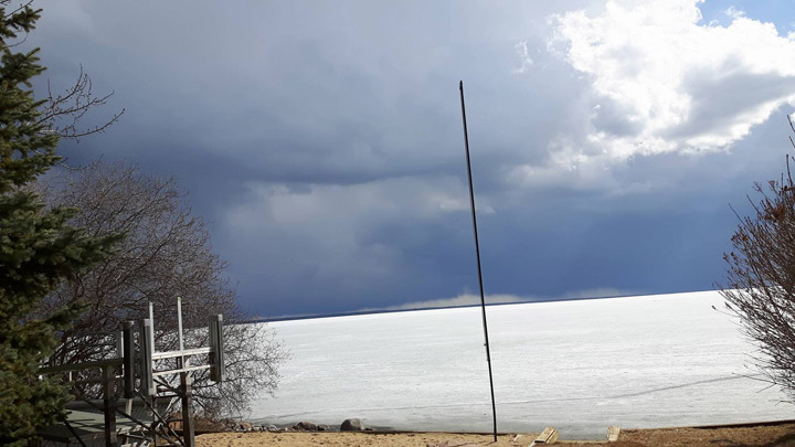 April 18: This Your Saskatchewan photo was taken by Gwen Rudolph as a thunderstorm passed over Turtle Lake.